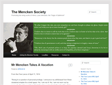 Tablet Screenshot of mencken.org